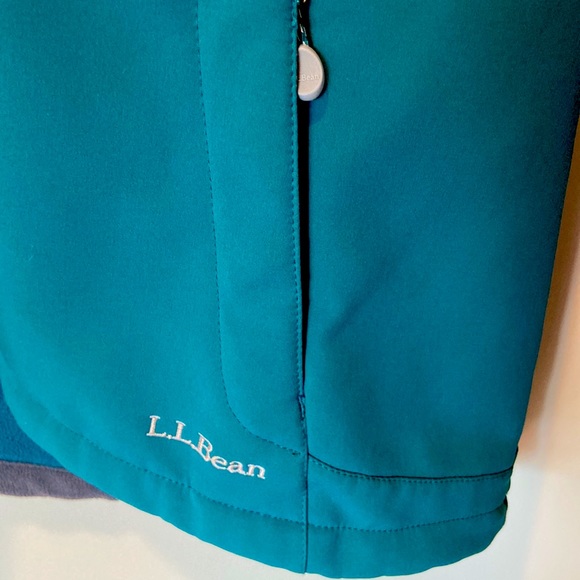 EUC Vintage L.L. Bean Forest Green Fleece-Lined Zip-up Jacket- M - Picture 6 of 11